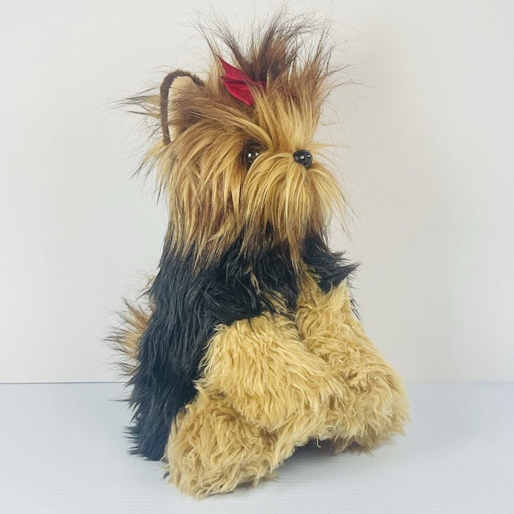 Bearington Collection Yorkshire Terrier Chewie Puppy Dog Stuffed Animal Plush